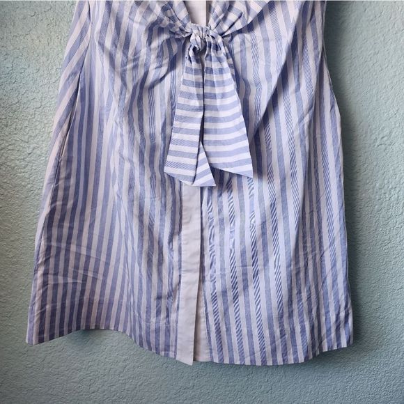 Eliza J Blue and White Buttoned Sundress - Picture 3 of 16
